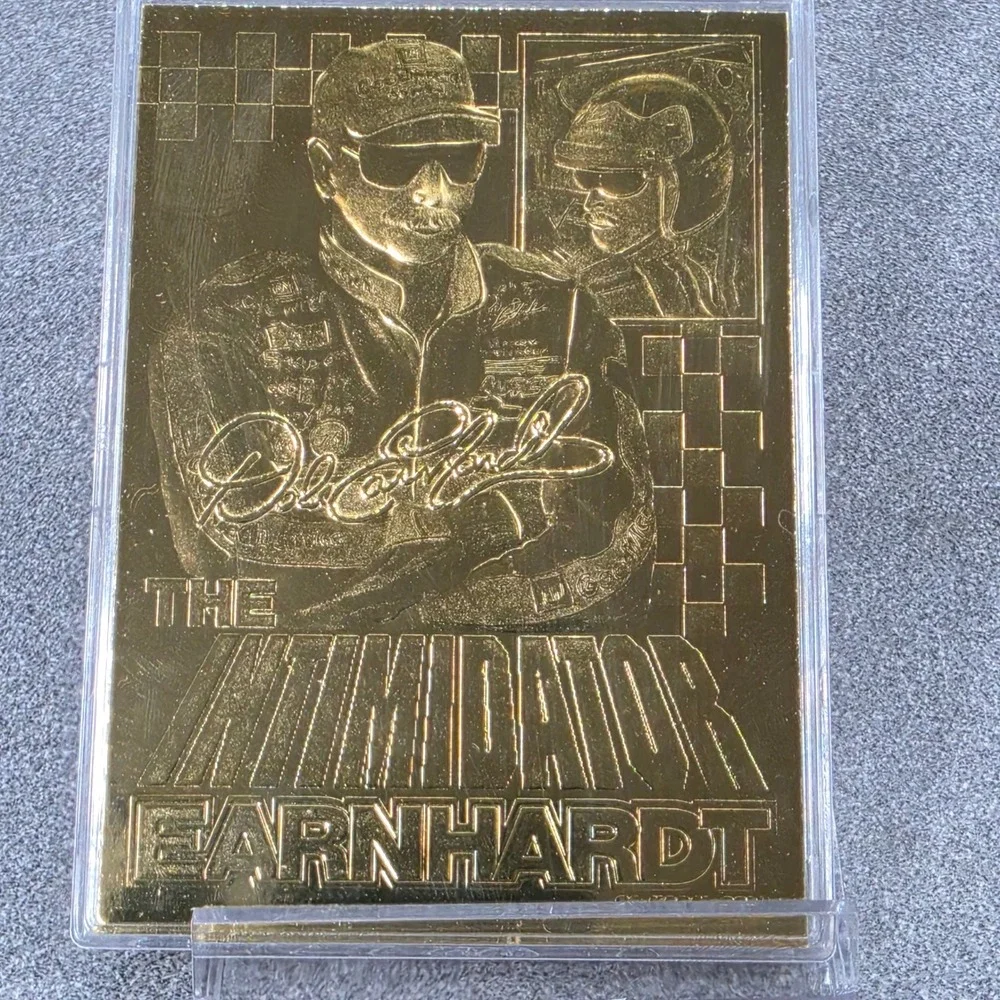 Classic‎ Dale Earnhardt 23KT Gold Foil Trading Card Gold Excellent 1996 COA